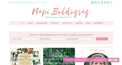 Desktop Screenshot of napiboldogsag.com