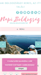 Mobile Screenshot of napiboldogsag.com